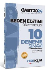 ÖABT Beden Eğitimi Öğretmenliği Tamamı Çözümlü 10 Deneme Sınavı - Yediiklim Yayınları