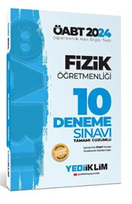 ÖABT Fizik Öğretmenliği Tamamı Video Çözümlü 10 Deneme Sınavı - 1