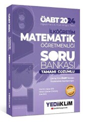 Yediiklim Yayınları 2024 ÖABT İlköğretim Matematik Öğretmenliği Tamamı Çözümlü Soru Bankası - Yediiklim Yayınları