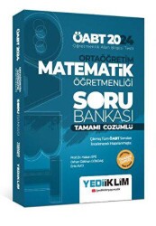 Yediiklim Yayınları 2024 ÖABT Ortaöğretim Matematik Öğretmenliği Tamamı Çözümlü Soru Bankası - Yediiklim Yayınları