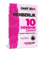 2024 ÖABT Rehberlik Tamamı Video Çözümlü 10 Deneme Sınavı - Yediiklim Yayınları
