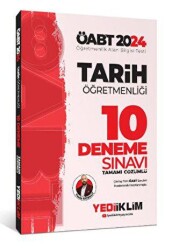 Yediiklim Yayınları 2024 ÖABT Tarih Öğretmenliği Tamamı Çözümlü 10 Deneme - Yediiklim Yayınları