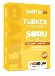 2024 ÖABT Türkçe Öğretmenliği Tamamı Çözümlü Soru Bankası - Yediiklim Yayınları