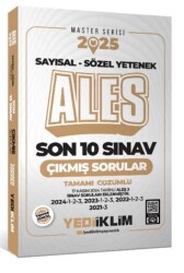 Yediiklim Yayınları 2025 ALES Master Serisi Sayısal - Sözel Yetenek Tamamı Çözümlü Son 10 Sınav Çıkmış Sorular ALES 3 Dahil - Yediiklim Yayınları