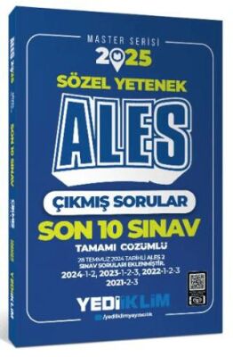 Yediiklim Yayınları 2025 ALES Sözel Yetenek Son 10 Sınav Tamamı Çözümlü Çıkmış Sorular28 Temmuz 2024-Ales-2 Ekli - 1