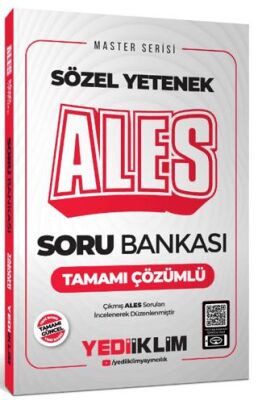 Yediiklim Yayınları 2025 ALES Sözel Yetenek Tamamı Çözümlü Soru Bankası - 1