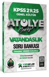 Yediiklim Yayınları 2025 KPSS Genel Kültür Atölye Serisi Vatandaşlık Tamamı Video Çözümlü Soru Bankası - Yediiklim Yayınları