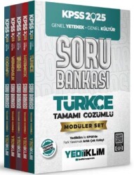 Yediiklim Yayınları 2025 KPSS Genel Yetenek Genel Kültür Tamamı Çözümlü Modüler Set Soru Bankası - Yediiklim Yayınları