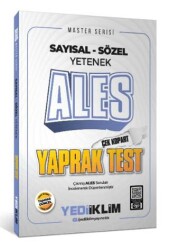 Yediiklim Yayınları 2025 Master Serisi ALES Sayısal-Sözel Yetenek Çek Kopart Yaprak Test - Yediiklim Yayınları