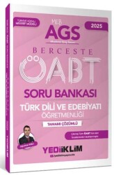 Yediiklim Yayınları 2025 MEB AGS ÖABT Berceste Türk Dili ve Edebiyatı Öğretmenliği Tamamı Çözümlü Soru Bankası - Yediiklim Yayınları