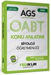 Yediiklim Yayınları 2025 MEB AGS ÖABT Biyoloji Öğretmenliği Konu Anlatımı - Yediiklim Yayınları