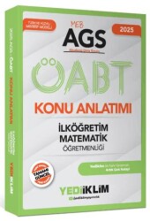 Yediiklim Yayınları 2025 MEB AGS ÖABT İlköğretim Matematik Öğretmenliği Konu Anlatımı - Yediiklim Yayınları