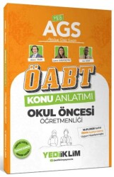Yediiklim Yayınları 2025 MEB AGS ÖABT Okul Öncesi Öğretmenliği Konu Anlatımı - Yediiklim Yayınları
