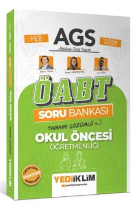 Yediiklim Yayınları 2025 MEB AGS ÖABT Okul Öncesi Öğretmenliği Tamamı Çözümlü Soru Bankası - 1