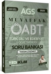 Yediiklim Yayınları 2025 MEB AGS ÖABT Türk Dili ve Edebiyatı Öğretmenliği Muvaffak Tamamı Çözümlü Soru Bankası - Yediiklim Yayınları