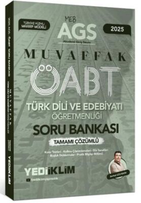 Yediiklim Yayınları 2025 MEB AGS ÖABT Türk Dili ve Edebiyatı Öğretmenliği Muvaffak Tamamı Çözümlü Soru Bankası - 1