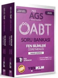 2025 MEBS AGS ÖABT Fen Bilimleri Öğretmenliği Tamamı Çözümlü Soru Bankası 2 Cilt - Yediiklim Yayınları