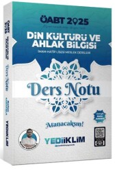 Yediiklim Yayınları 2025 ÖABT Din Kültürü ve Ahlak Bilgisi Ders Notları - Yediiklim Yayınları