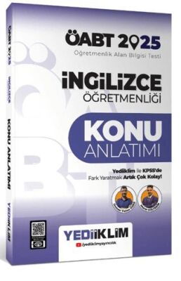 Yediiklim Yayınları 2025 ÖABT İngilizce Öğretmenliği Konu Anlatımı - 1