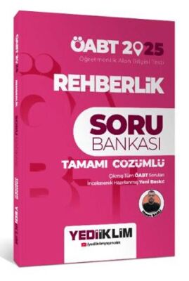 Yediiklim Yayınları 2025 ÖABT Rehberlik Tamamı Çözümlü Soru Bankası - 1