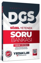 2026 DGS Prestij Serisi Sözel Yetenek Tamamı Çözümlü Soru Bankası - Yediiklim Yayınları