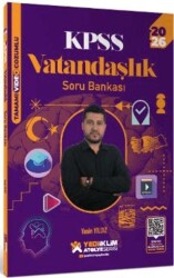 2026 KPSS Atölye Serisi Genel Kültür Vatandaşlık Tamamı Video Çözümlü Soru Bankası - Yediiklim Yayınları