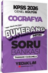 2026 KPSS Genel Kültür Bumerang Coğrafya Tamamı Çözümlü Soru Bankası - Yediiklim Yayınları