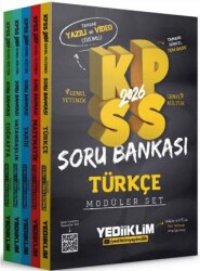 2026 KPSS GY-GK Tamamı Hem Yazılı Hem Video Çözümlü Modüler Set Soru Bankası 5 Kitap - Yediiklim Yayınları
