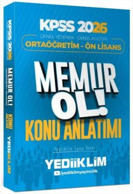 2026 KPSS Ortaöğretim Ön Lisans Genel Yetenek Genel Kültür Memur Ol Konu Anlatımı - 1