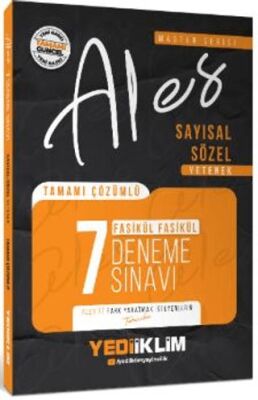 2026 Master Serisi ALES Sayısal-Sözel Yetenek Tamamı Çözümlü Fasikül 7 Deneme - 1