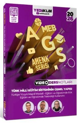 2026 MEB AGS Ahenk Serisi Türk Milli Eğitim Sisteminin Genel Yapısı Video Ders Notları - 1