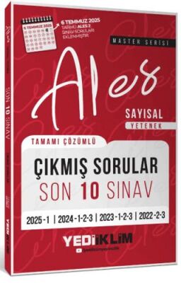 ALES Master Serisi Sayısal Yetenek Tamamı Çözümlü Son 10 Sınav Çıkmış Sorular - 1