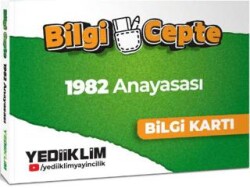 Yediiklim Yayınları Bilgi Cepte 1982 Anayasası Bilgi Kartı Soru-Cevap - Yediiklim Yayınları