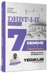 Yediiklim Yayınları DHBT I-II Tamamı Çözümlü 7 Deneme Sınavı - Yediiklim Yayınları