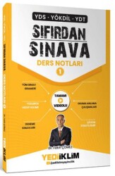 Yediiklim Yayınları YDS YÖKDİL YDT Sıfırdan Sınava Tamamı Videolu Ders Notları 1. Kitap - Yediiklim Yayınları