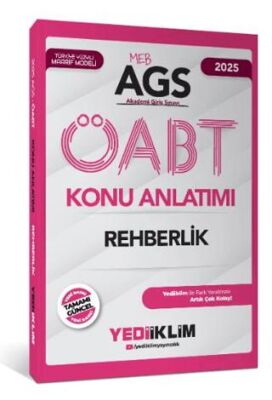 Yediiklim Yayınları Yediiklim Yayınları 2025 MEB AGS ÖABT Rehberlik Konu Anlatımı - 1
