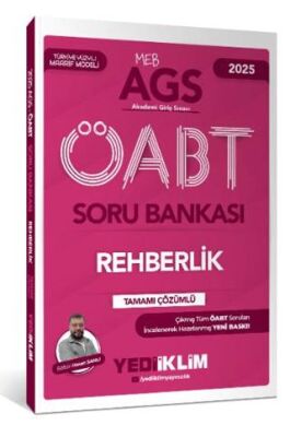 Yediiklim Yayınları Yediiklim Yayınları 2025 MEB AGS ÖABT Rehberlik Tamamı Çözümlü Soru Bankası - 1