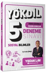 Yediiklim Yayınları YÖKDİL Sosyal Bilimler Video Çözümlü Özgün Sorular 5 Deneme Sınavı - Yediiklim Yayınları