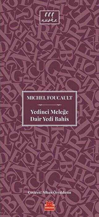 Yedinci Meleğe Dair Yedi Bahis - Kırmızı Kedi Yayınevi