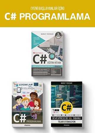 Yeni Başlayanlar için C# Programlama 3 Kitap Takım