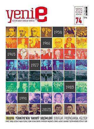 Yeni E Dergisi Aylık Kültür Sanat Dergisi Sayı: 74 2023