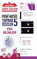 Damla Yayınevi Akıllı Damla Fen Bilimleri Yeni Nesil Yaprak Testler - 5. Sınıf - Damla Yayınevi
