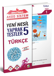 Damla Yayınevi Yeni Nesil Türkçe Yaprak Testler 5. Sınıf - Damla Yayınevi