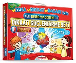 Yeni Neuro-Via Sistemi ile Dikkati Güçlendirme Seti 5 Yaş - Adeda Yayınları