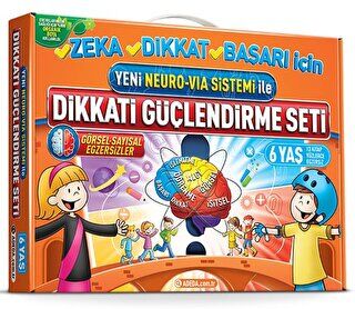 Yeni Neuro-Via Sistemi ile Dikkati Güçlendirme Seti 6 Yaş 3 Kitap kapağı