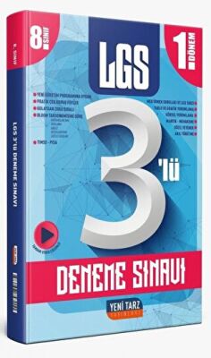 Yeni Tarz Yayınları 8. Sınıf LGS 3 lü Deneme - 1