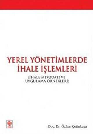Yerel Yönetimlerde İhale İşlemleri - Ekin Basım Yayın