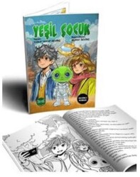 Yeşil çocuk Resimli Roman - 8+Yaş - Bordo Ressam