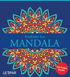 Yetişkinler İçin Mandala-Lacivert - Leopar Yayınları