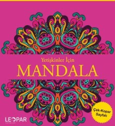 Yetişkinler İçin Mandala-Pembe - Leopar Yayınları